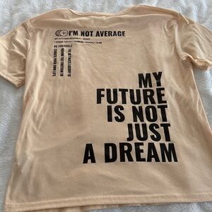 SHEIN Pale Peach Short Sleeve Tee